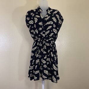 Women Fashion Feather Casual Evening Cocktail Party Beachwear Summer Dress XL